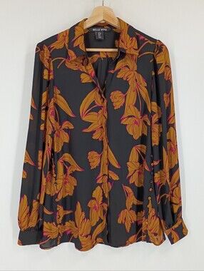 Belle Vere Floral Buttoned Blouse